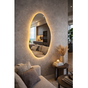 Ver imagem 3 de Espelho Decorativo Orgânico com Led Quente de Parede Corpo Inteiro Madri Demoglass