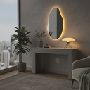 Ver imagem 4 de Espelho Decorativo Orgânico com Led Quente de Parede Corpo Inteiro Madri Demoglass