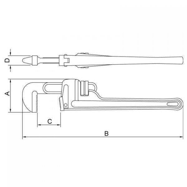 Chave para Tubo 18" Tramontina PRO - 2