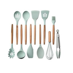 Kit 12 Peças Utensílios de Cozinha - Prático:cinza - 3
