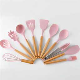 Kit 12 Peças Utensílios de Cozinha - Prático:cinza - 4