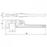 Chave para Tubo 36" Tramontina PRO - 2
