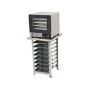 Ver imagem 1 de Kit - Forno Turbo Prp-004 Plus Digital 127v Preto + Bancada Mes-004 + 8 Assadeiras - Progás 127v