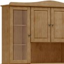 Ver mais imagens de Armário de Cozinha Rústico com Cristaleira 8 Portas 4 Gavetas Lazuli F06 Freijó - Lyam Decor