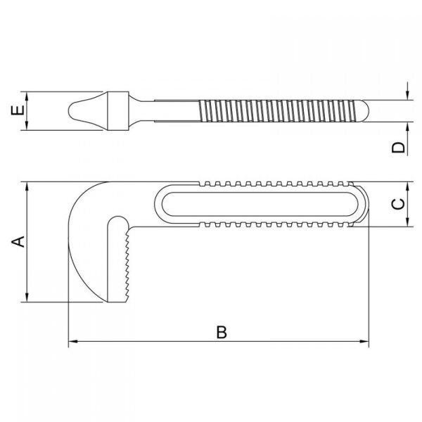 Mordente da Chave para Tubos 36" Tramontina PRO - 2