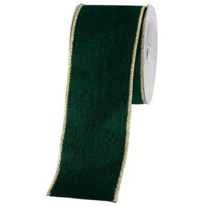 Fita de Natal Verde Dourado 9,14mx6,3cm