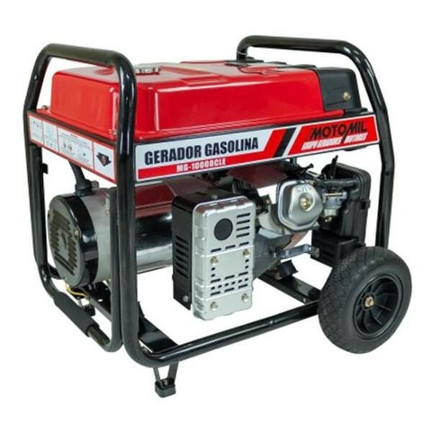 Gerador de Energia a Gasolina Motomil, 18 HP, Monofásico, MG10000CLE