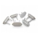 Ver imagem 3 de Kit 100 Pçs Protetor de Tomada Tampa Antichoque Bebe Branco