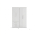 Ver imagem 1 de Guarda Roupa Casal Master 4 Portas 3 Gavetas Branco Formimóveis