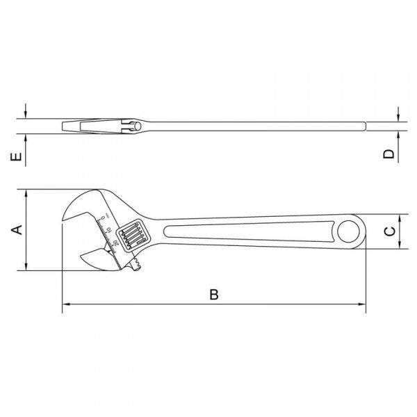 Chave Ajustável 12" Tramontina PRO - 2