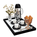 Ver imagem 1 de Bandeja Café Alças Bebidas Xícaras Bar Aparador Portátil Ambiente Escritório Recepção:Bandeja Alças 