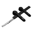 Ver imagem 1 de Kit Evo 15 a 40kg com Trilho 3 Metros para 1 Porta Preto