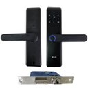 Ver imagem 1 de Fechadura Eletronica Digital Senha Biometria Cartao Acesso Chave Porta Segurança Residencia Casa Esc