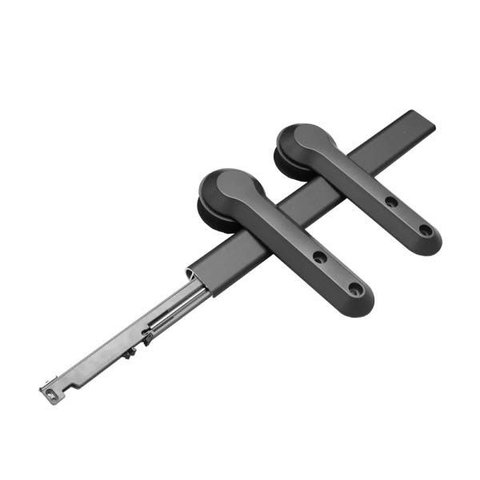 Kit Evo 15 a 40kg com Trilho 3 Metros para 1 Porta Titanio