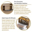 Ver imagem 7 de Cama de Solteiro Infantil/Juvenil 90 Suspensa com Iluminação em LED e Organizador na Cabeceira Cancun