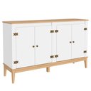 Ver imagem 2 de Aparador Buffet Movelbento Colonial, 4 Portas, Mdp e Mdf - Mb1014