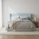 Ver imagem 3 de Cabeceira de Cama Estofada Box 160 Cm Queen Decoração Virginia Boucle