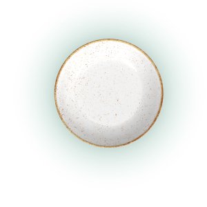 Prato Fundo Tramontina Rústico Marrom em Porcelana Decorada 22 cm
