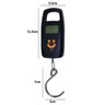 Balança Digital De Bagagem Mala Viagem Pesca 50 Kg Gancho Preto Cbrn02641 - 2