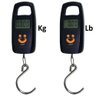 Balança Digital De Bagagem Mala Viagem Pesca 50 Kg Gancho Preto Cbrn02641 - 3