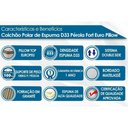 Ver imagem 2 de Colchão Casal Espuma D33 Pérola Euro Pillow (138x188x24) - Polar