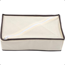 Ver imagem 7 de Organizador para Gaveta Guarda Roupa 8 Divisões Bege Kit 4