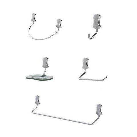 Kit Acessórios para Banheiro com 5 Peças 505 C Clic