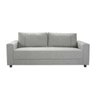 Sofá Herval Clean, 3 Lugares, Linho Cinza - 1