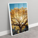 Ver imagem 2 de Quadro Decorativo Árvore Ipê Amarelo Vertical Sala Quarto Casa Escritório