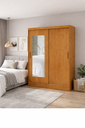 Ver imagem 1 de Guarda Roupa com 2 Portas e Espelho Sapphire -grand Line