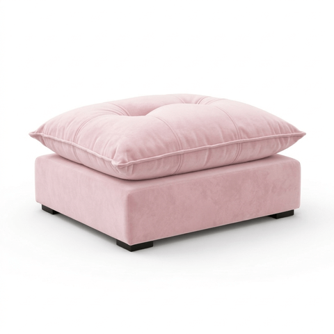 Cama Puff Pet Cachorro e Gato Puff Pet Super Macio e Confortável Suede:suede Rose