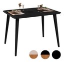 Ver imagem 5 de Mesa de Jantar Retangular Murano 120x80 Sala Mdf Pé Palito:preto