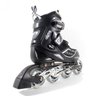 Patins In Line Roller Crème Ajustável 36 ao 39 Preto - 2