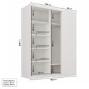 Ver imagem 3 de Módulo de Canto Linear 2 Portas de Correr Jade CabeCasa MadeiraOriginals