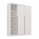 Ver imagem 6 de Módulo de Canto Linear Planejado 2 Portas de Correr Jade CabeCasa MadeiraOriginals Branco