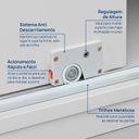 Ver imagem 5 de Módulo de Canto Linear 2 Portas de Correr Jade CabeCasa MadeiraOriginals
