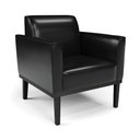 Ver mais imagens de Sofá Namoradeira com 2 Poltronas Base de Madeira Fixa Preto Marisa Corano D03 - D\'rossi Cor Preto