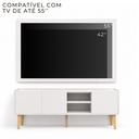 Ver imagem 6 de Painel com Rack Funcional para TV - Moscou 136cm Branco