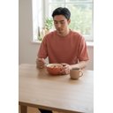 Ver imagem 2 de Kit 4 Bowl Tigela Cumbuca de Cerâmica Denny Salada Fruta Terracota