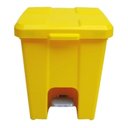 Ver imagem 6 de Cesto Lixeira Quadrada Plastica Com Pedal 25 Litros:Verde/Verde