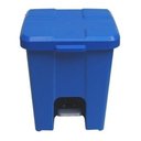 Ver imagem 1 de Cesto Lixeira Quadrada Plastica Com Pedal 25 Litros:Verde/Verde