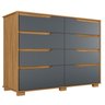 Cômoda para Quarto 8 Gavetas 147cm Georgia - 2