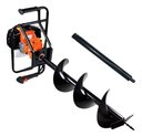 Ver imagem 1 de Perfurador de Solo Vulcan Vps520 Broca 80x20 + Extensor 60cm Maquina de Fazer Buraco, Cercas, Assent