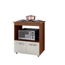 Balcão Para Cooktop Elisa 2 Portas Cor Savana Off White Moblis 4401 - SAVANA/OFFWHITE - 1 Balcão Para Cooktop Elisa 2 Portas Cor Savana Off White Moblis 4401 - SAVANA/OFFWHITE - 1