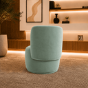 Ver imagem 3 de Poltrona Decorativa Bia Orgânica Veludo Recepção Sala Estar Quarto