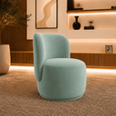 Ver imagem 1 de Poltrona Decorativa Bia Orgânica Veludo Recepção Sala Estar Quarto