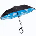 Ver imagem 3 de Guarda Chuva Invertido Automático Sombrinha Longa Cellulare Fazzoletti Nuvens