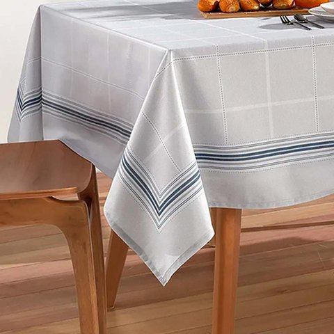 Toalha de Mesa Quadrada 140x140cm Clean Renova Ciel D - Dohler Estampado Digital