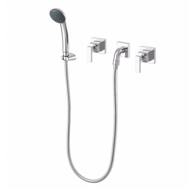 Misturador Higiênico Embutir para Banheiro 1832 Athena Slim C35 Meber Metais - 1