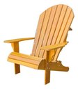 Ver imagem 3 de Cadeira Adirondack Clean Jardim Externa Pavão Envernizada Adirondack Envernizada